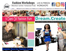 Tablet Screenshot of fashionworkshops.com